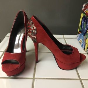 Red sexy heels